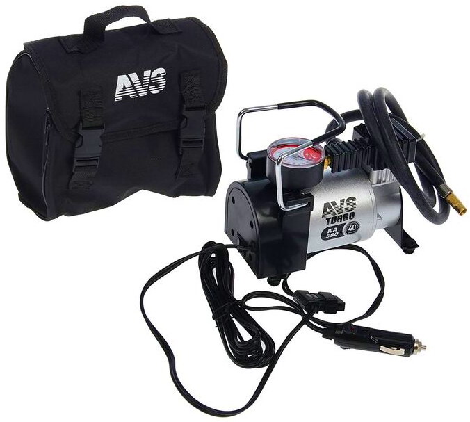 Автомобильный компрессор (насос) AVS-KA580 (тест и обзор)