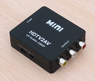 Конвертер (переходник) HDMI - AV с аудио (3 RCA). Древние стандарты видео прощаются, но не уходят