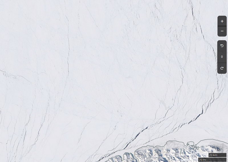 Классификация арктического льда на спутниковых снимках - белый лед
