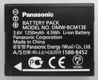 Li-ion аккумулятор DMW-BCM13E 3.6v 1250 mah для фотоаппаратов Panasonic