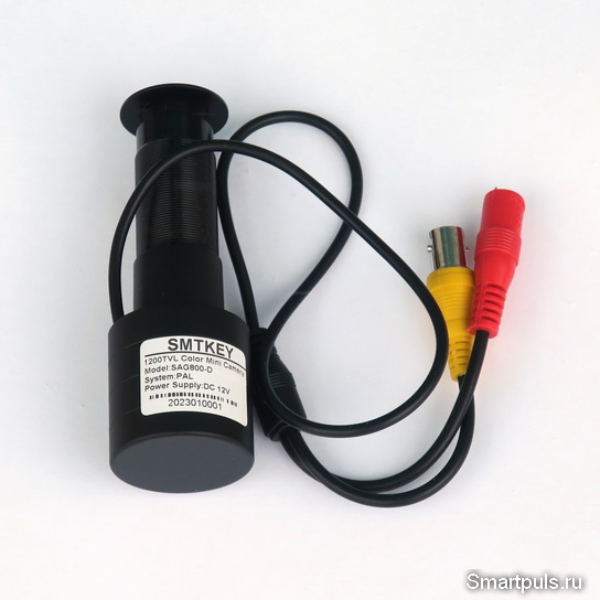 обзор видеоглазка, вид сзади