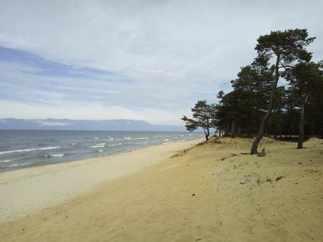 Песчаный пляж недалеко от г. Усть-Баргузина. Тест тыловой камеры смартфона Umidigi Z1