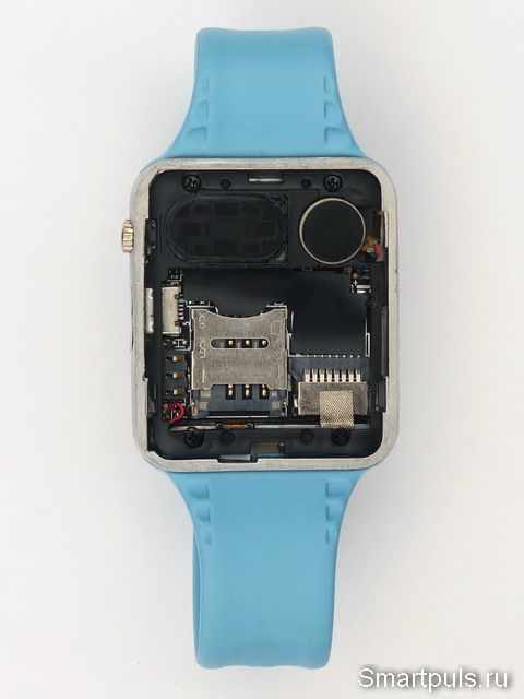 Smart watch A1 со снятым аккумулятором
